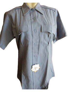 Uniform Top Flying Cross Ladies SIS Shirt 34 Short Sleeve Polyester Rayon